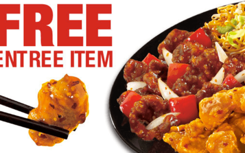 Free Entree From Panda Express