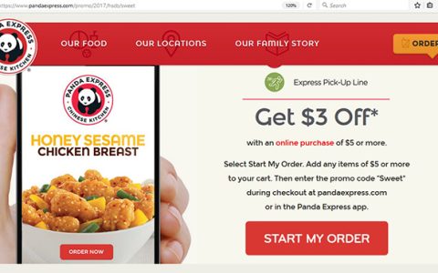 Panda Express Coupon