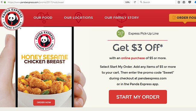 Panda Express Coupon